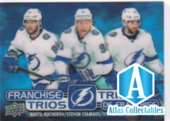 2020-21 Tim Hortons Hockey Franchise Trios  T-4 Kucherov Stamkos Hedman Tampa Bay